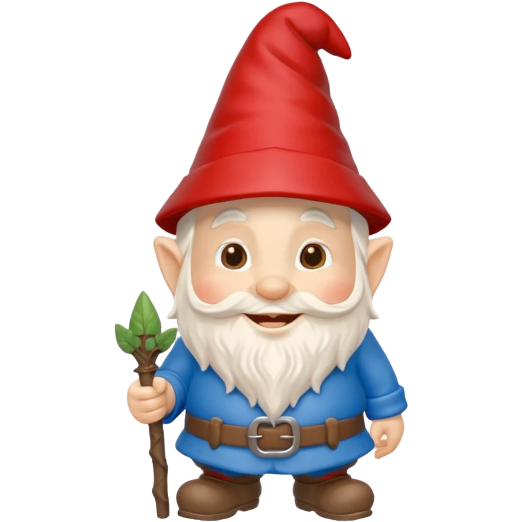 garden ornamental gnome blue emoji
