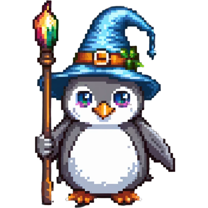 penguin wizard emoji