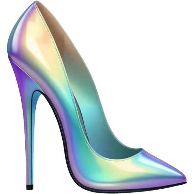 Iridescent heels emoji