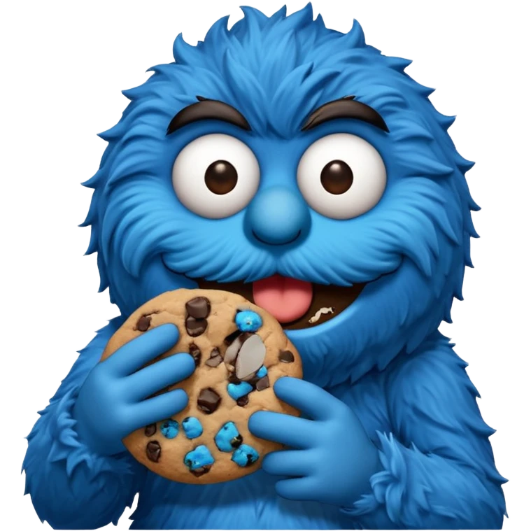 Cookie monster emoji