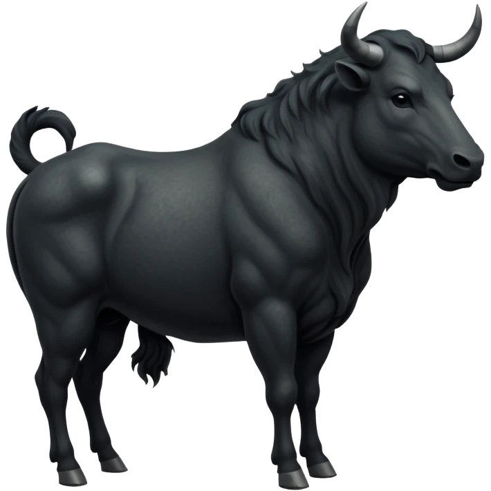 silhouettes centaur hybrid bull emoji