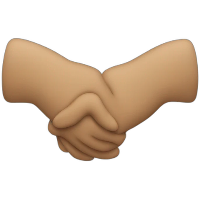 Hug hands emoji