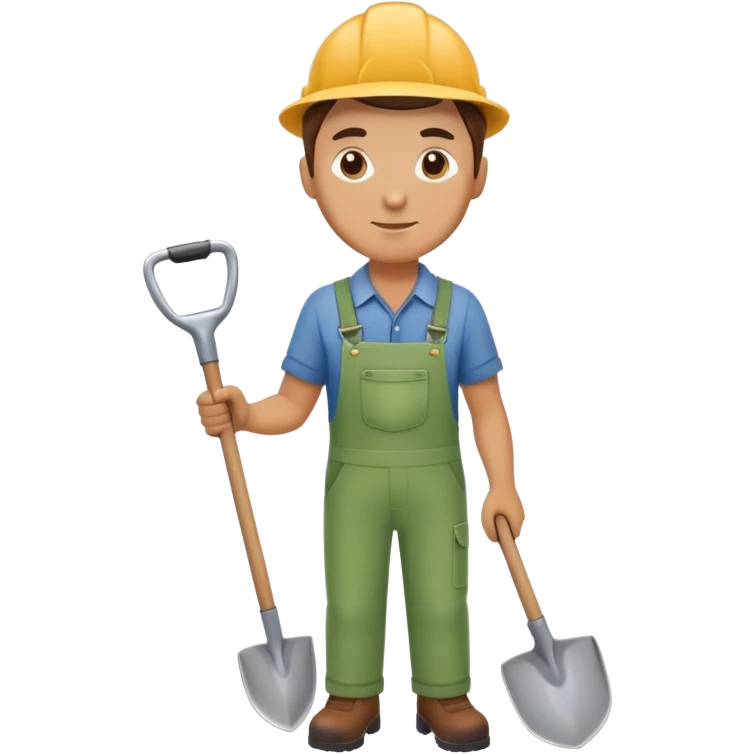 gardener with a shovel emoji