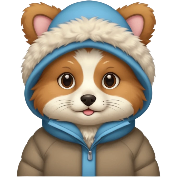 pet in winter outfit emoji