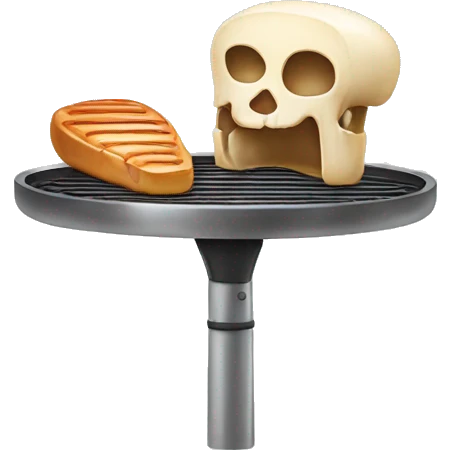 bone on grill emoji