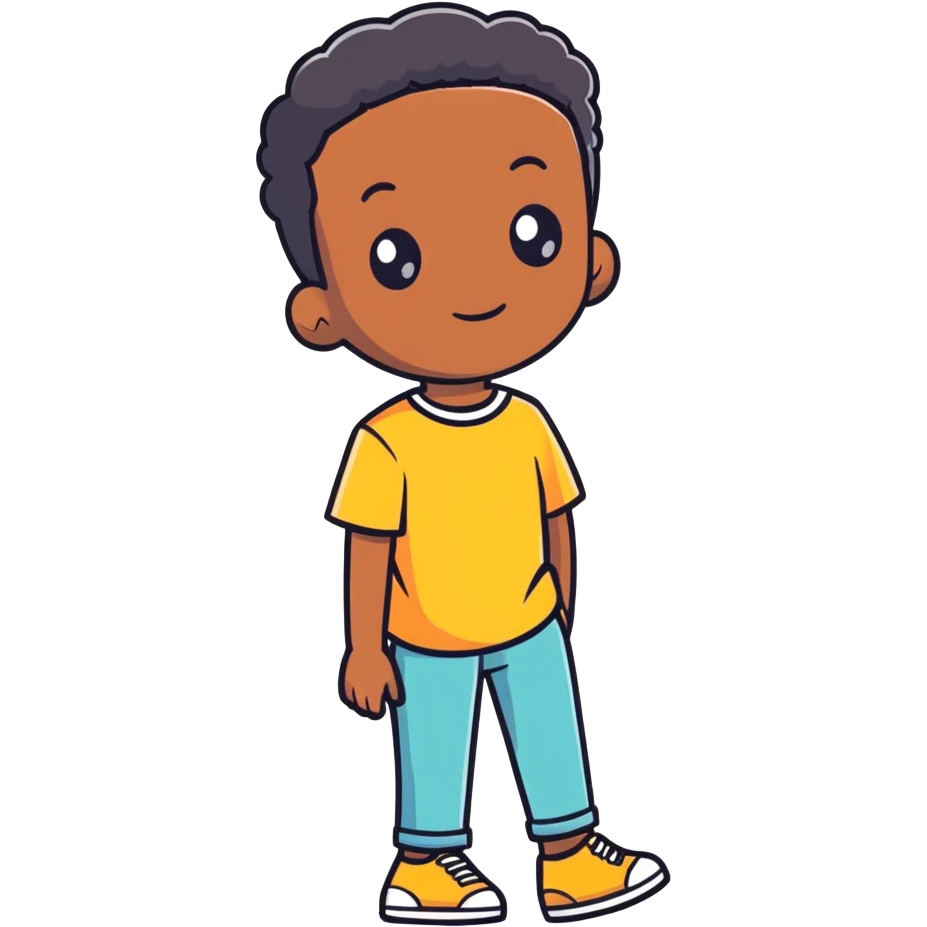 little black boy emoji