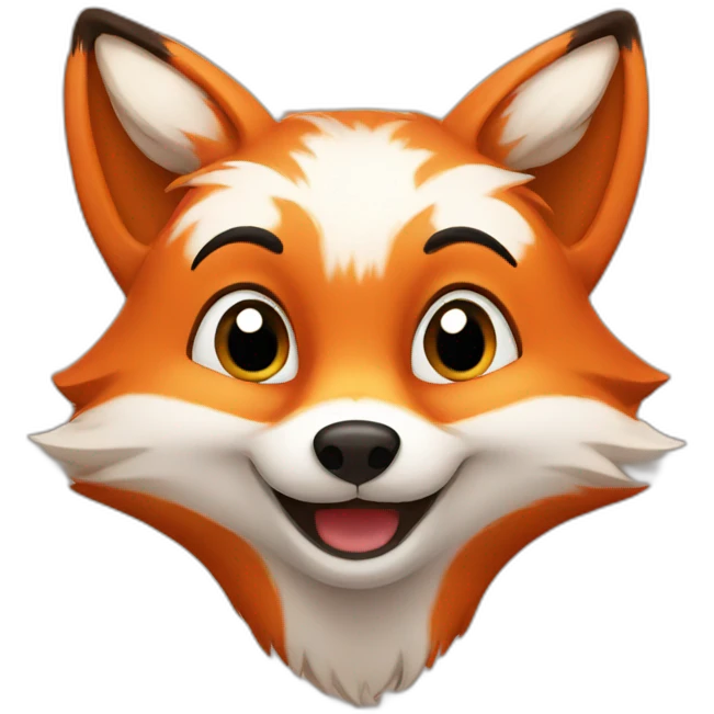 winking fox emoji
