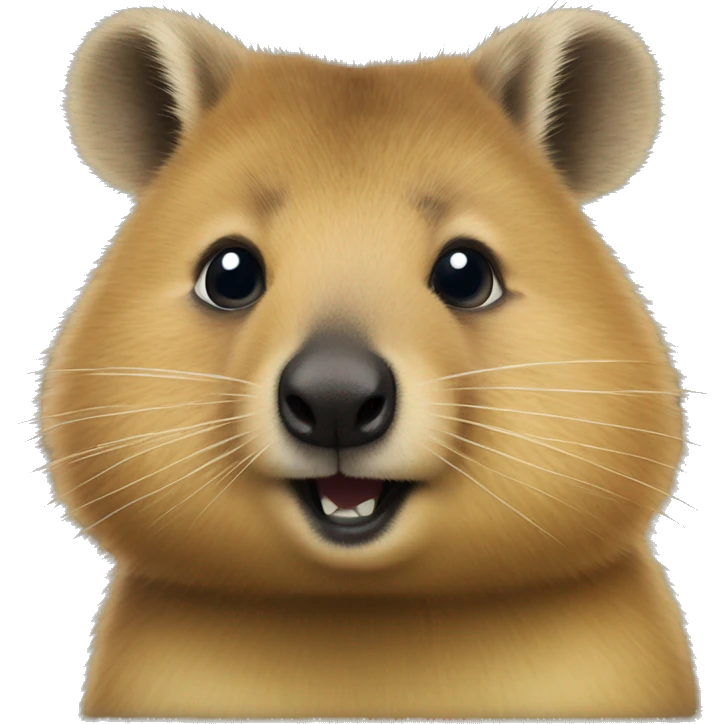 Quokka with only one eye  emoji