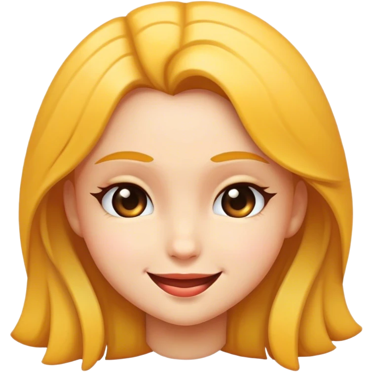 Girl smirking emoji