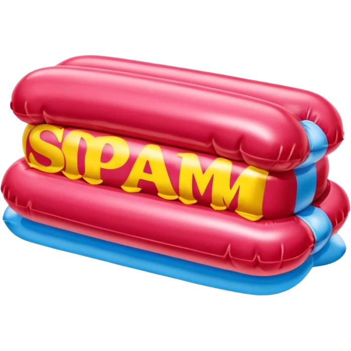  paris SPAM meat jeff koons style inflatable sculpture art painting  emoji