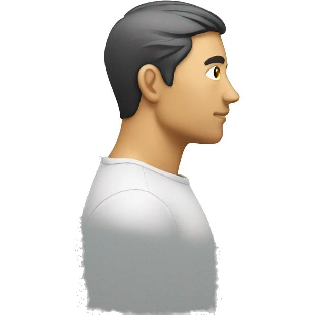 side profile head emoji