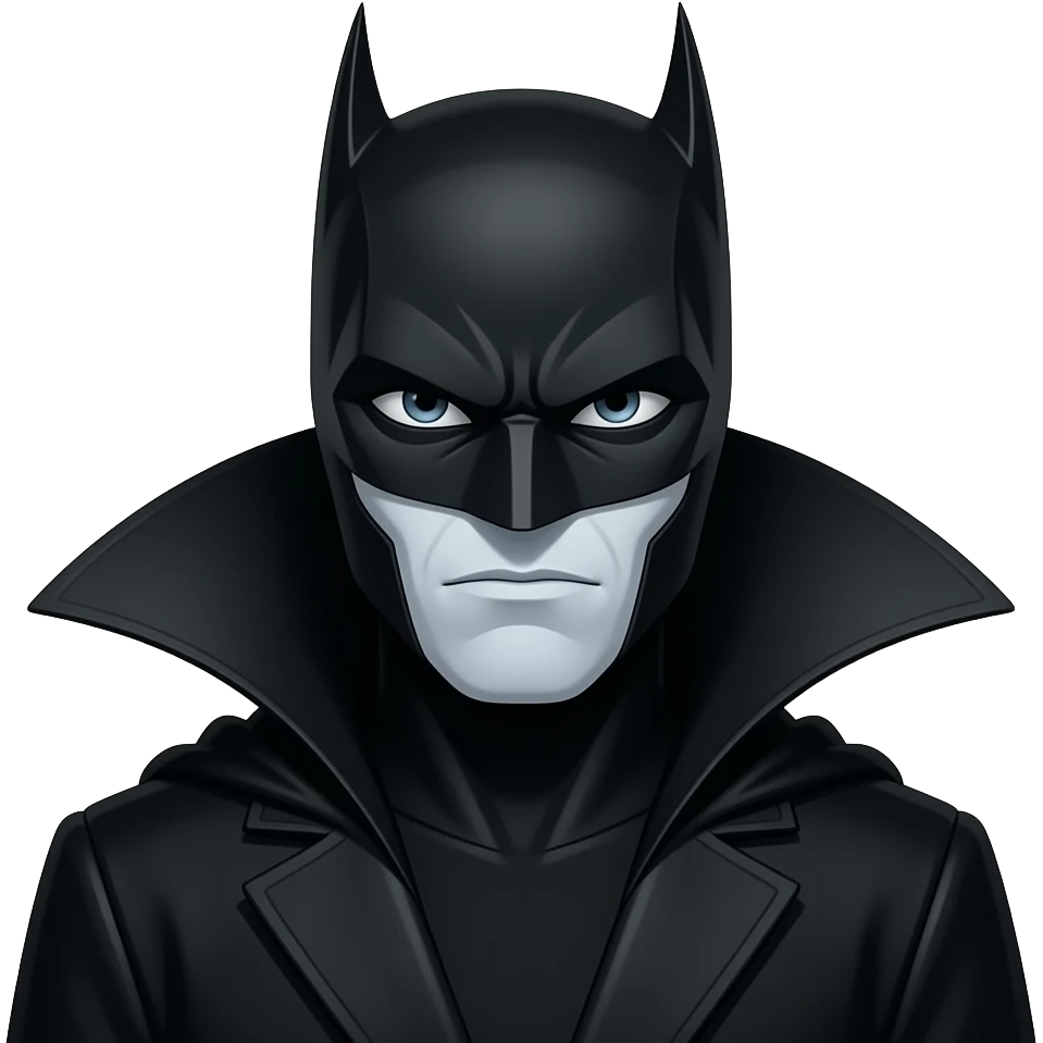 Pitch black villan emoji