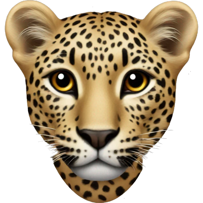 Leopard heart emoji