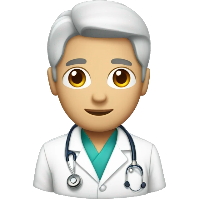 Médico estresado  emoji