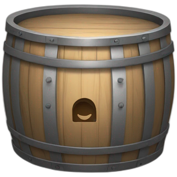 delete barrel emoji