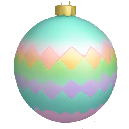Pastel ornament emoji