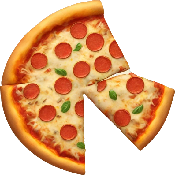 Whole pizza emoji