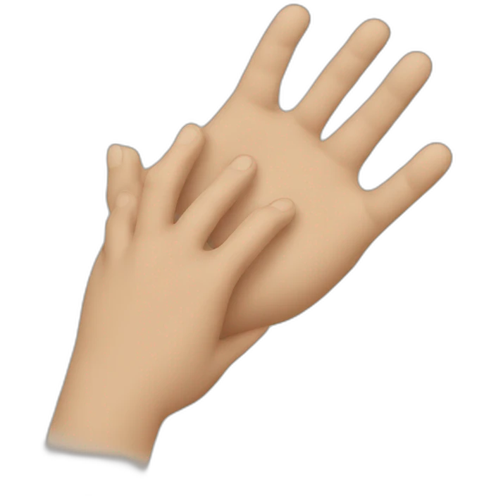 Hands rubbing  emoji