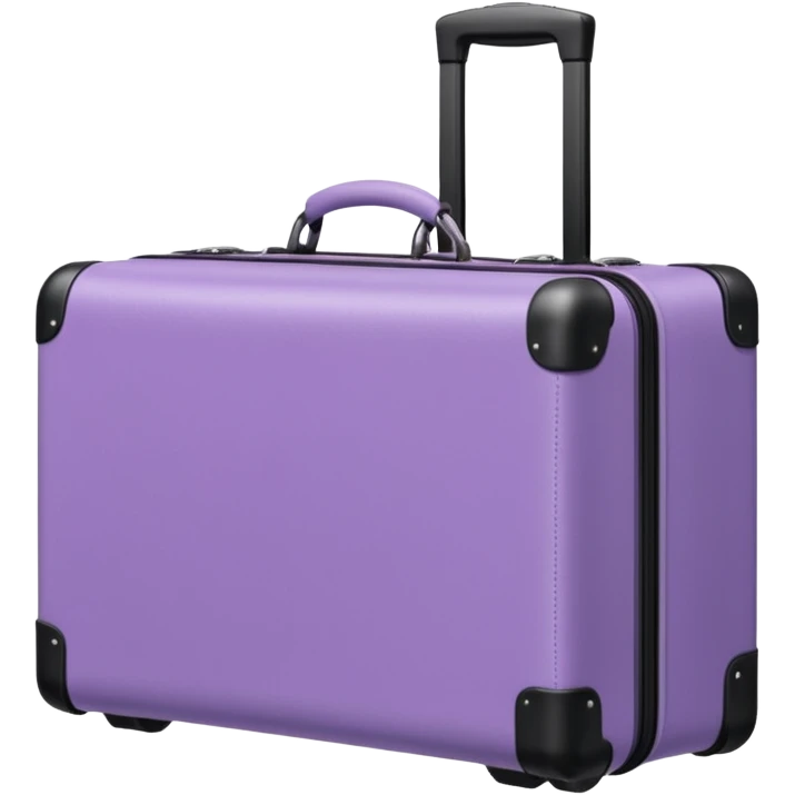 light purple luggage emoji