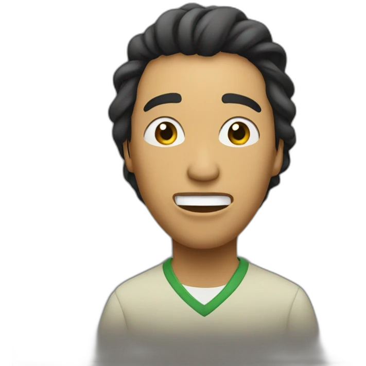 Tai verdes singing emoji