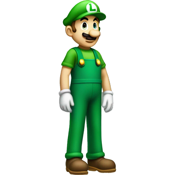 Full body Luigi  emoji