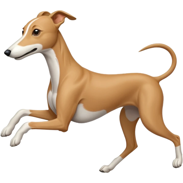 Running Greyhound emoji