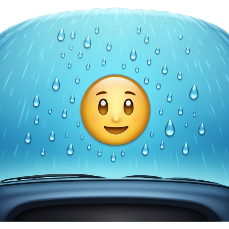 rain on windshield emoji