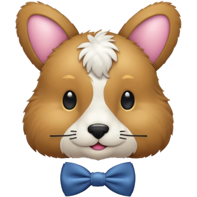 animal with bow tie emoji