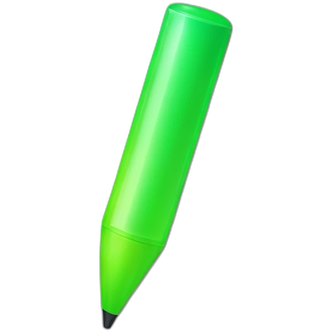 long green highlighter emoji