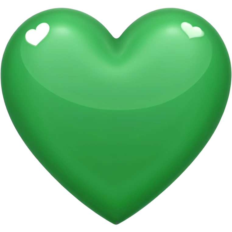 Corazón verde emoji