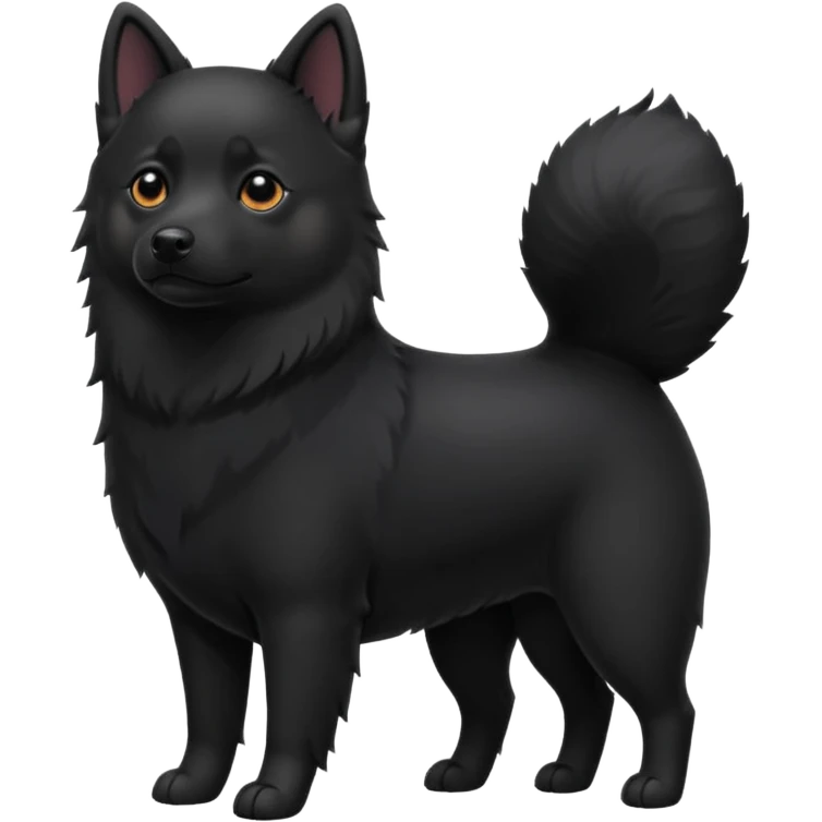 Schipperke standing emoji