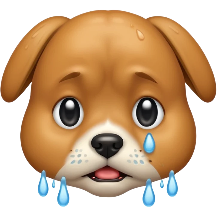 cane che piange  emoji