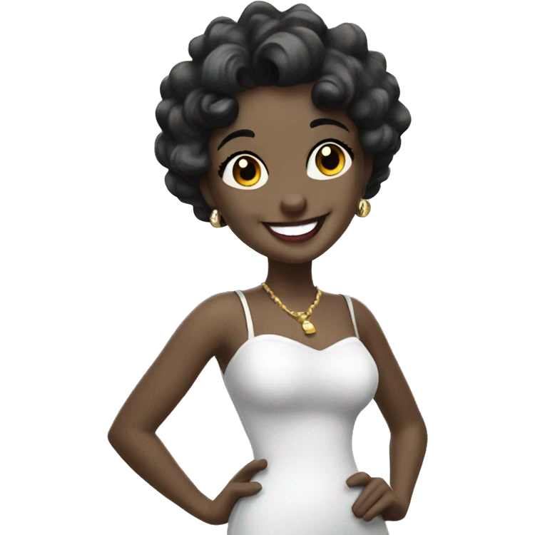Betty Boop Smiling emoji