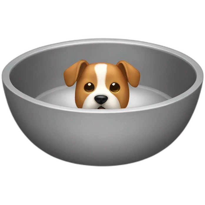 Dog bowl emoji