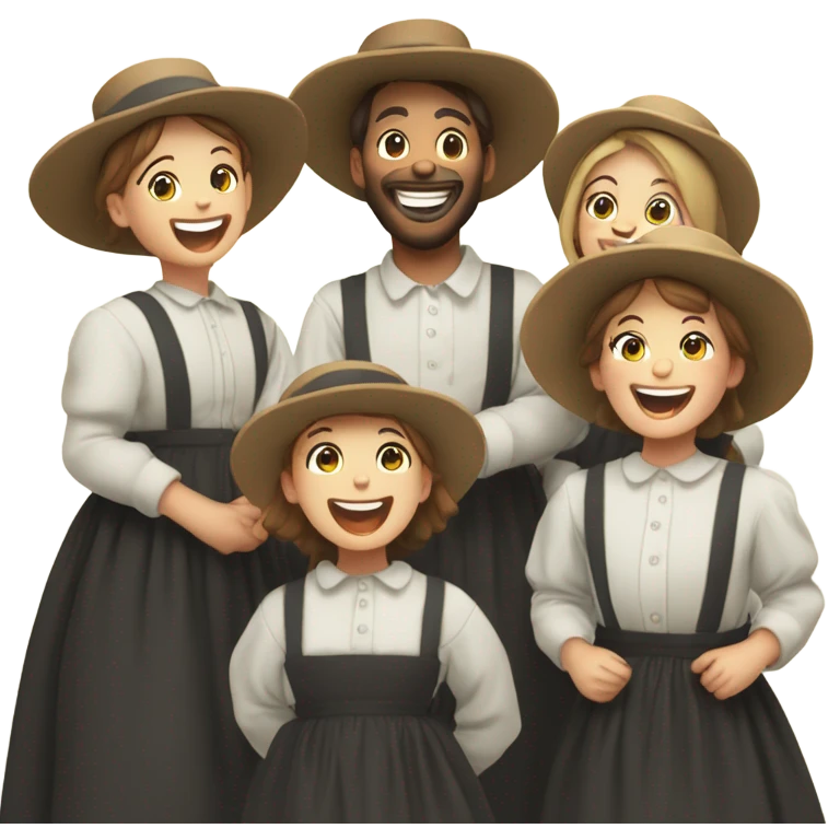 Laughing Amish  emoji