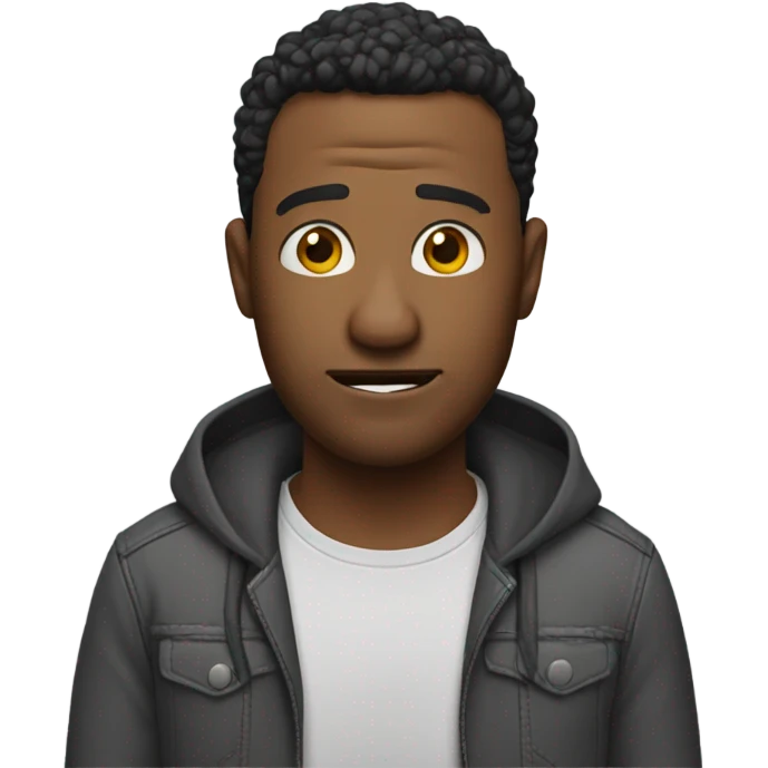 Man doing like this 🤭 emoji