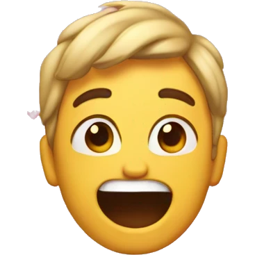 Falling in love emoji