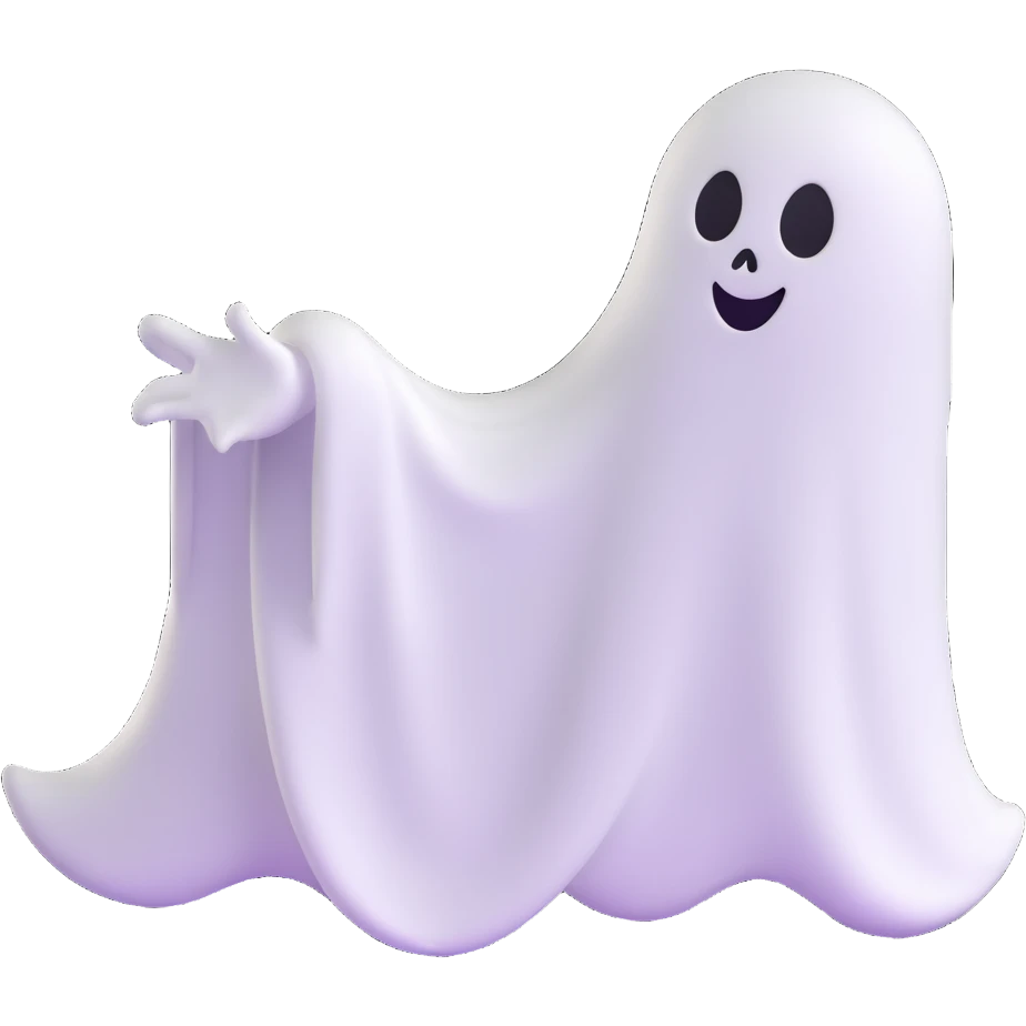 cute ghost emoji