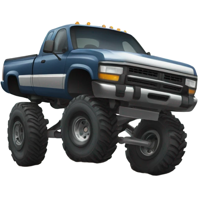 Lifted truck emoji