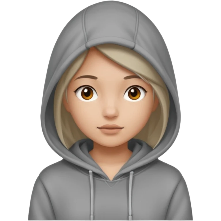 girl with a hood on emoji