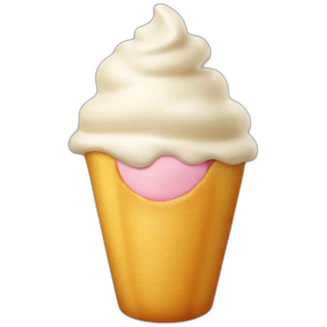 French fries ice cream emoji