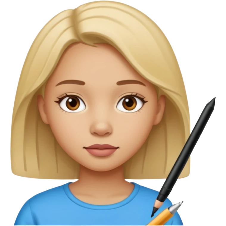 girl drawing on ipad emoji