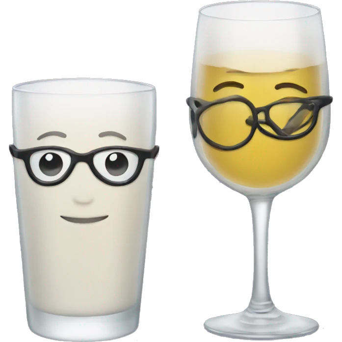 Two glasses emoji
