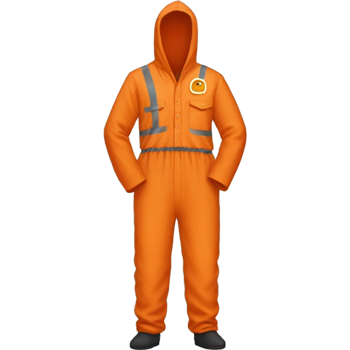 orange prison jumpsuit  emoji