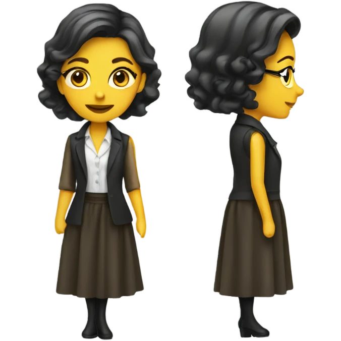 stylish lady  emoji