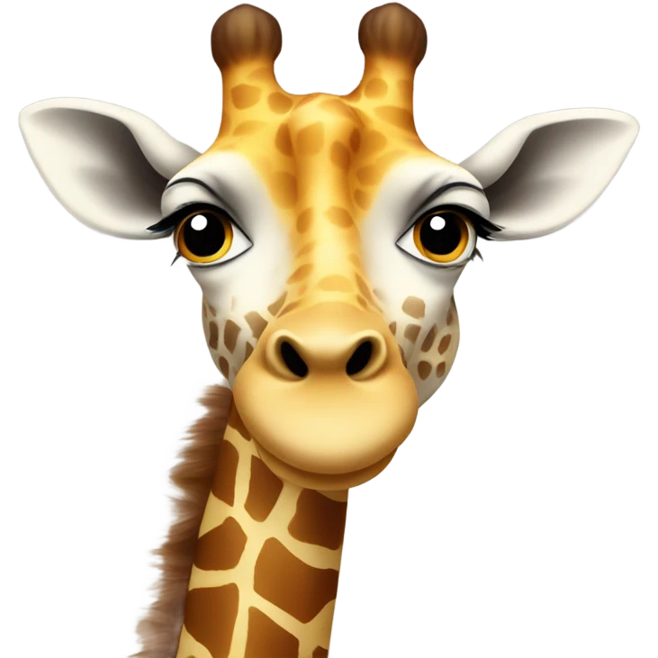 Happy giraffe  emoji