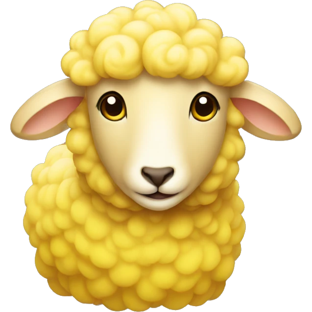 yellow sheep emoji