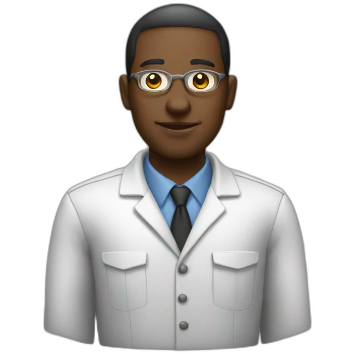 black computer engineer emoji