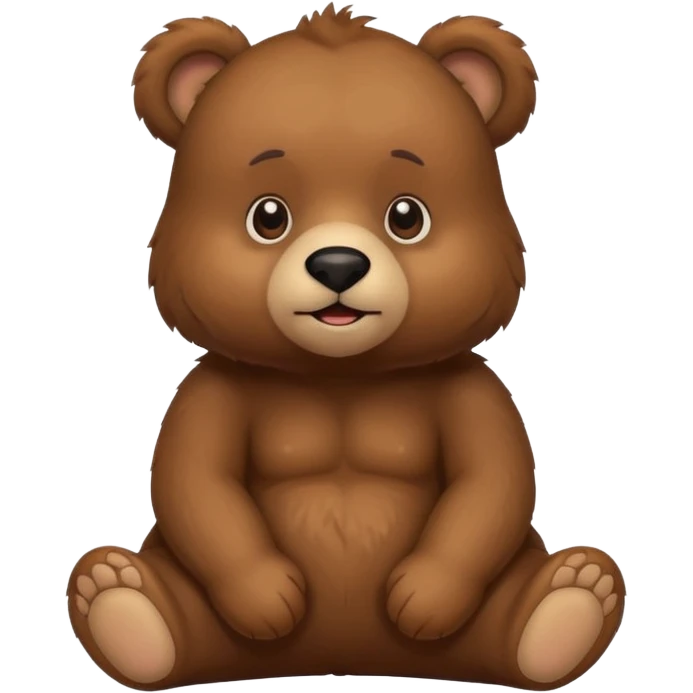 a cute bear emoji