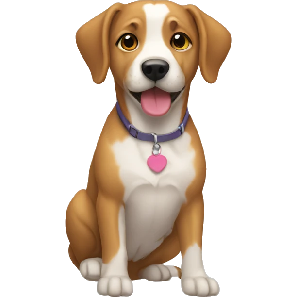 Now make  dog at a shelter emoji